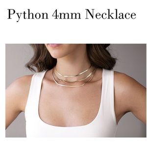 Brand New Electric Picks 4mm Python Necklace